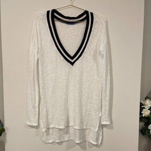 Sweet Claire Knit V-Neck Sweater